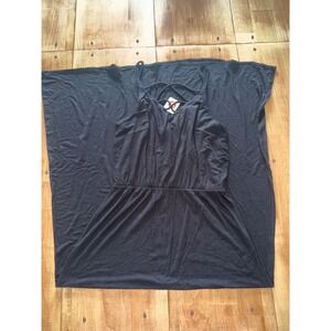 Maurices 24/7 Black Sleeveless Crisscross Back Maxi Dress Women's Medium